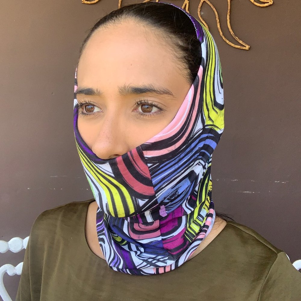 🌀 Multi-functional Rave Seamless Tube Face Mask - Picture 2 of 8